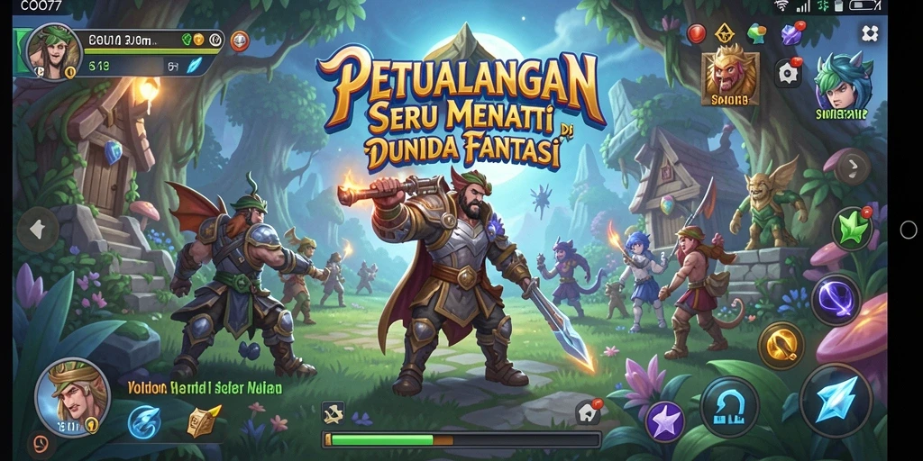 Gameplay seru COO77 dengan aksi petualangan yang mendebarkan.