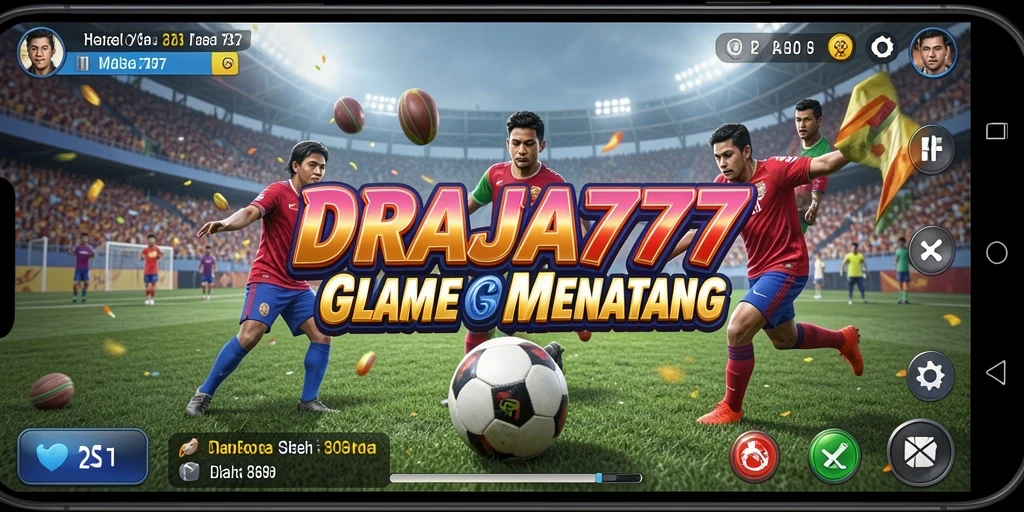Tampilan gameplay seru DRAJA777 yang memukau dalam pertandingan olahraga.