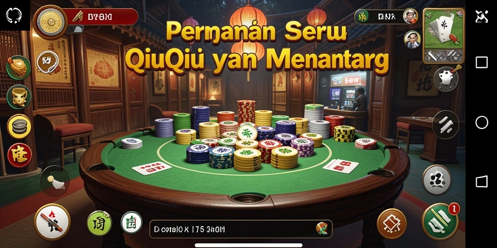 Gameplay seru dalam permainan QiuQiu DY01 yang menarik.