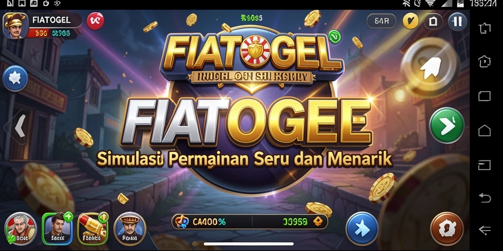 Screenshot gameplay FIATOGEL menampilkan aksi mendebarkan dalam simulasi.