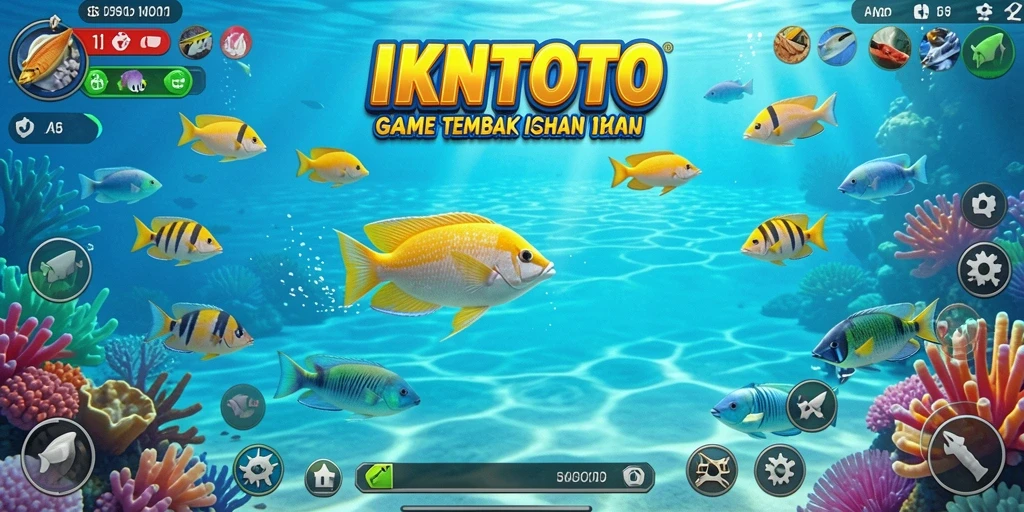 Tampilan menarik dari gameplay IKNTOTO dengan aksi menembak ikan.