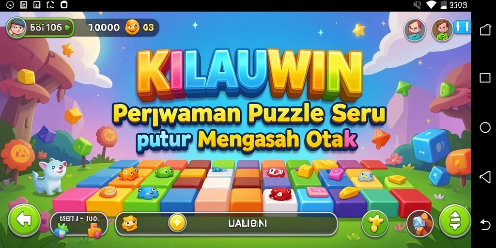 Screenshot gameplay KILAUWIN yang menunjukkan tantangan Puzzle seru.