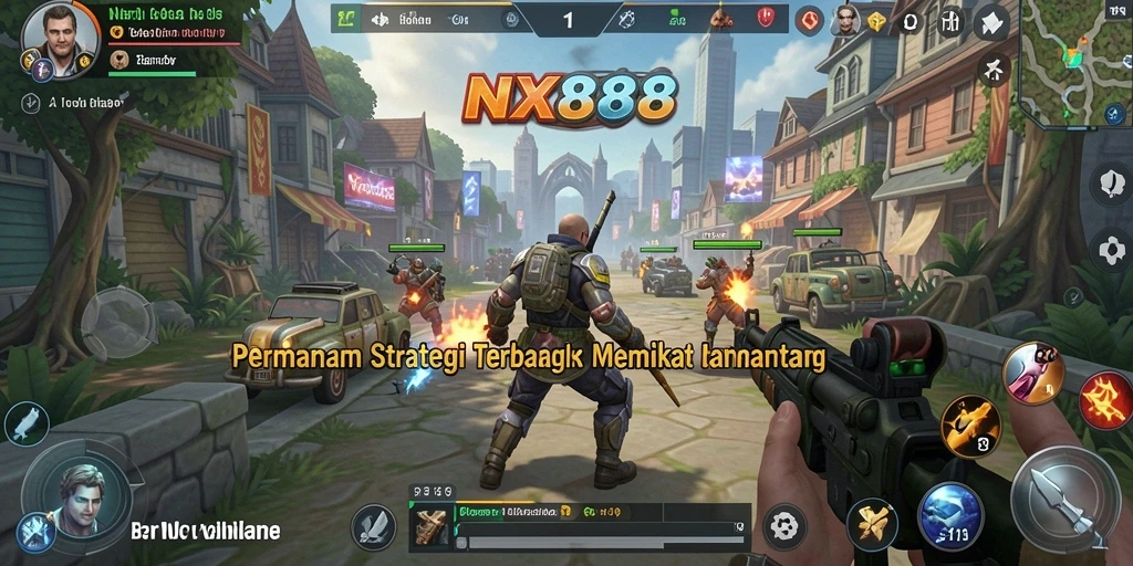 Tampilan gameplay NX888 yang mendebarkan dan strategis.