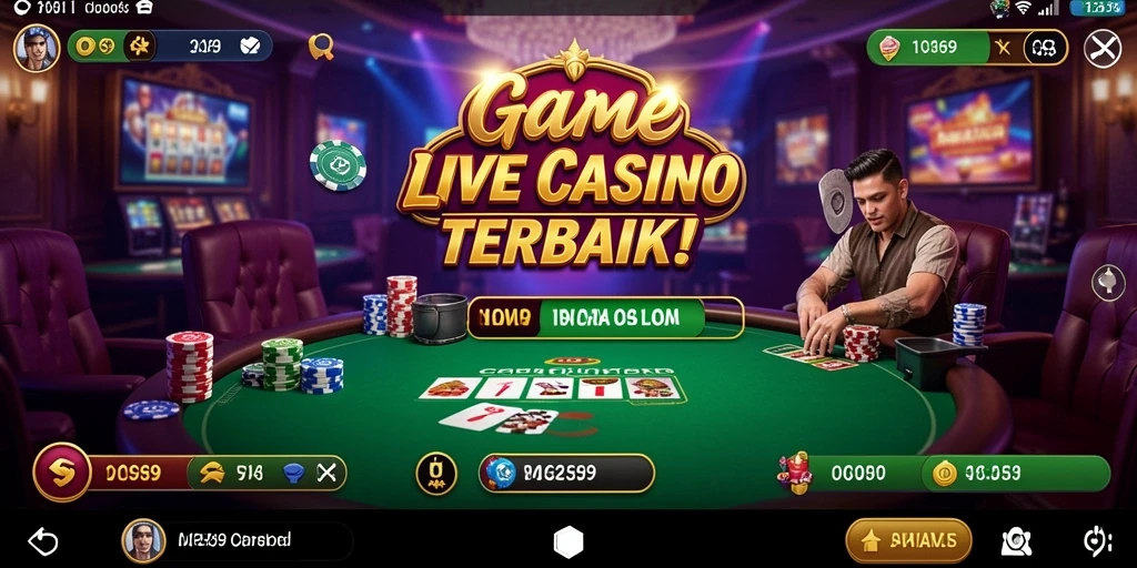 Screenshot utama <strong>OCE69</strong> menampilkan dealer Live Casino yang profesional dan gameplay yang menarik.