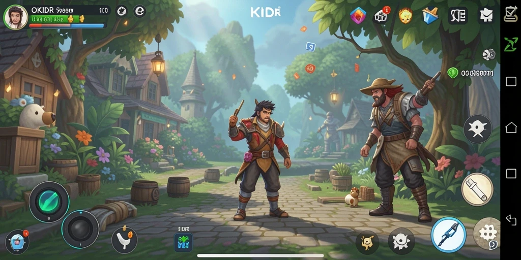 Tampilan gameplay OKIDR yang menarik dan interaktif.