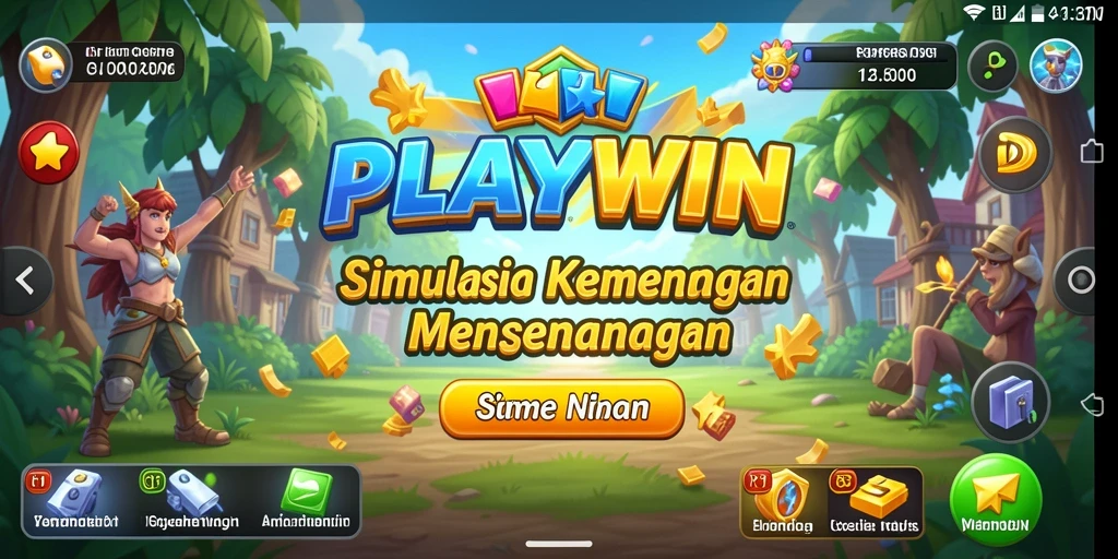 Tampilan gameplay yang seru dan interaktif di PLAYWIN.