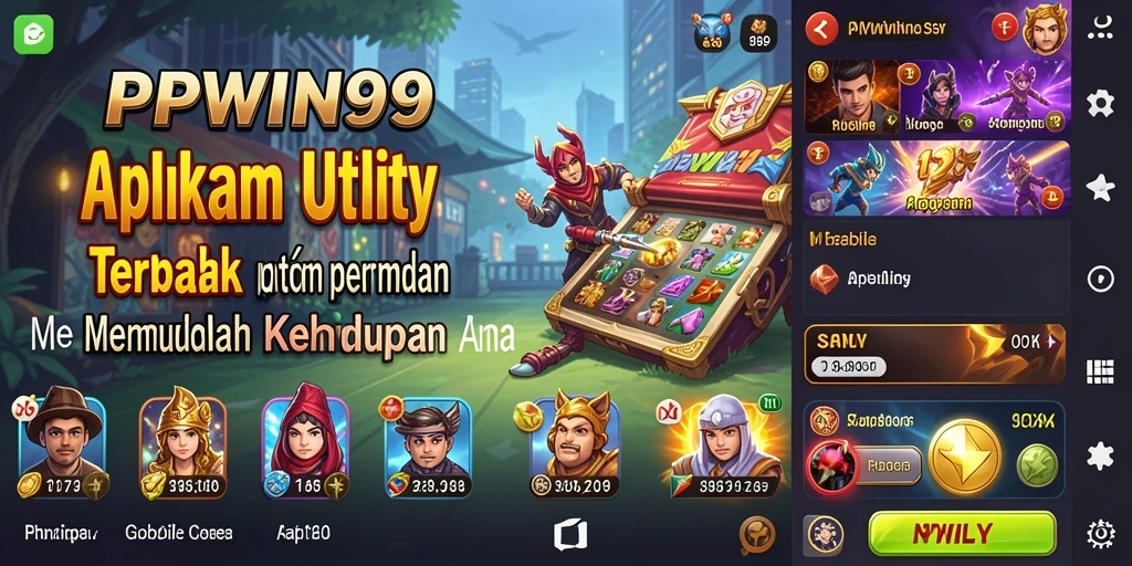 Tampilan antarmuka pengguna PPWIN99 yang sederhana dan efektif.