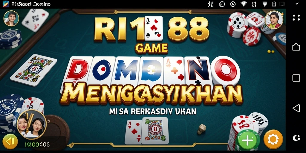 Tampilan gameplay Domino yang menarik di RI188.