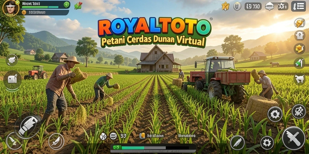 Tampilan gameplay di ROYALTOTO yang menawan dan penuh warna.
