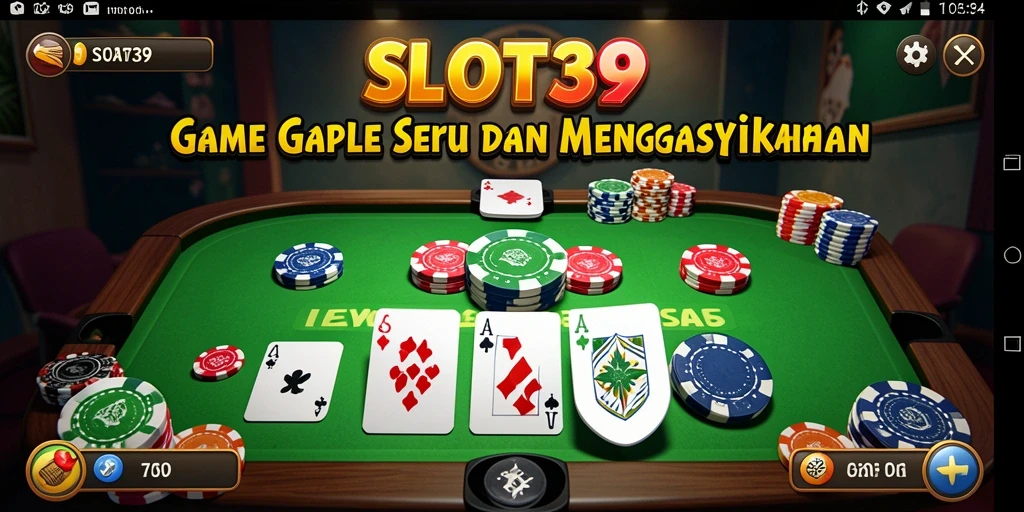 Menampilkan gameplay seru Gaple di SLOT39.