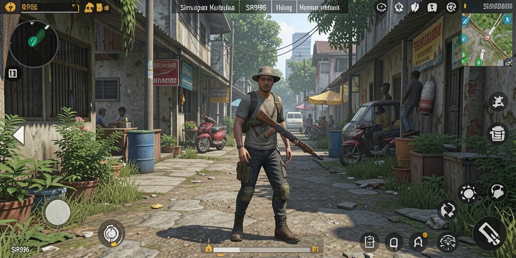 Tampilan gameplay SR996 yang mengasyikkan dalam simulasi kehidupan nyata.