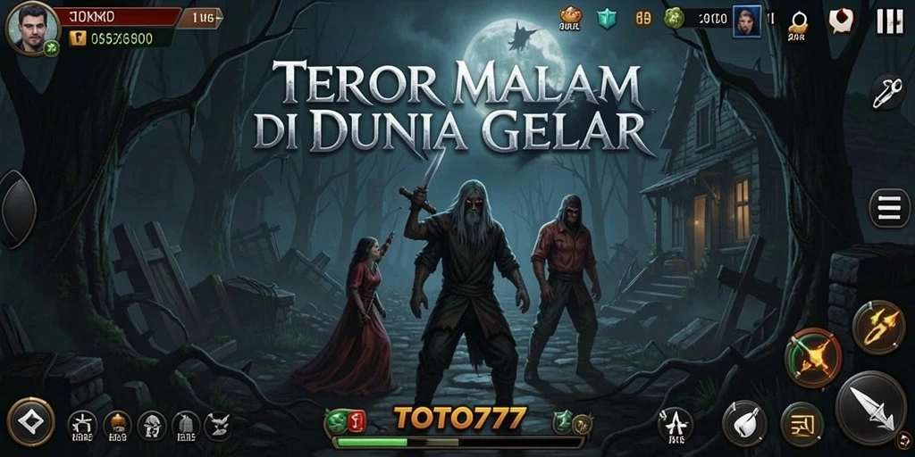 Gameplay menyeramkan dalam suasana kegelapan yang mencekam.