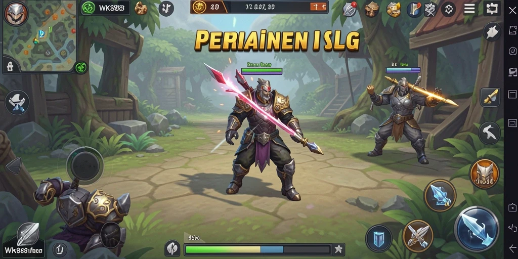 Tampilan gameplay WK888 yang strategis dan mendebarkan.
